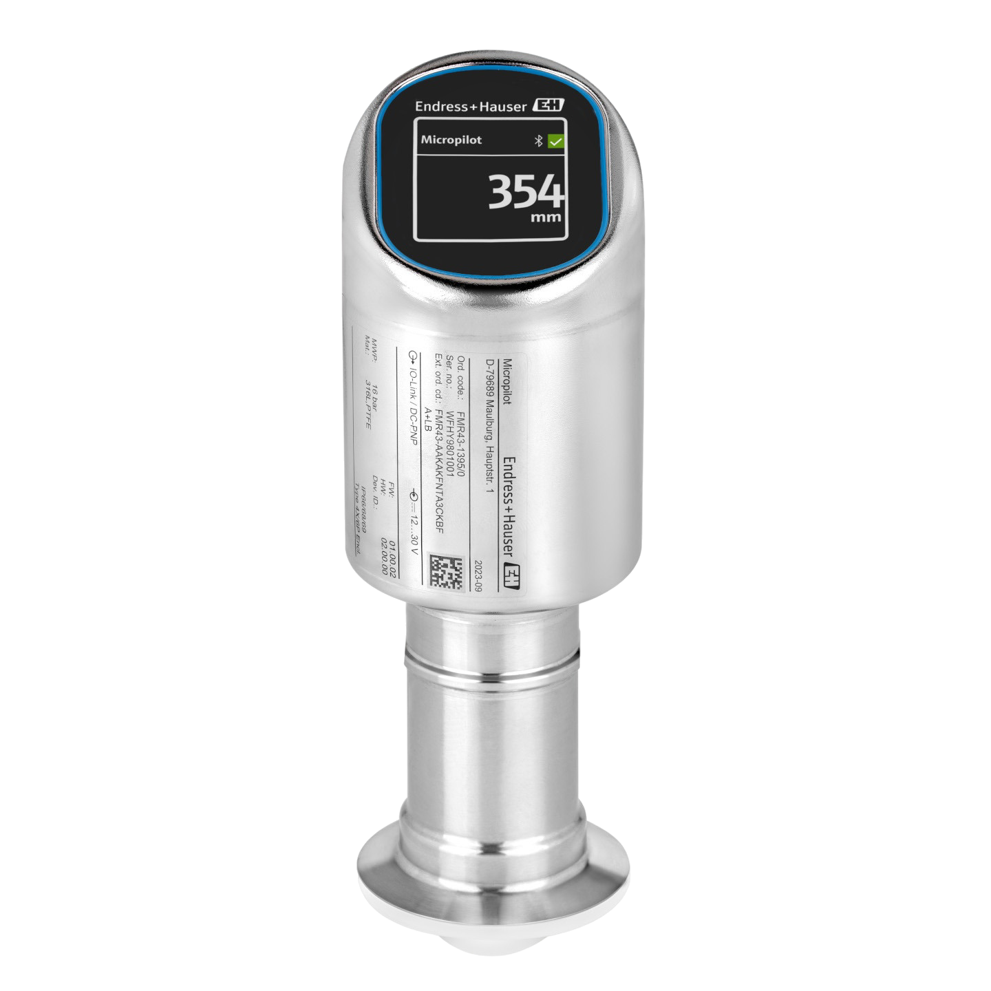 Radarowe sondy poziomu